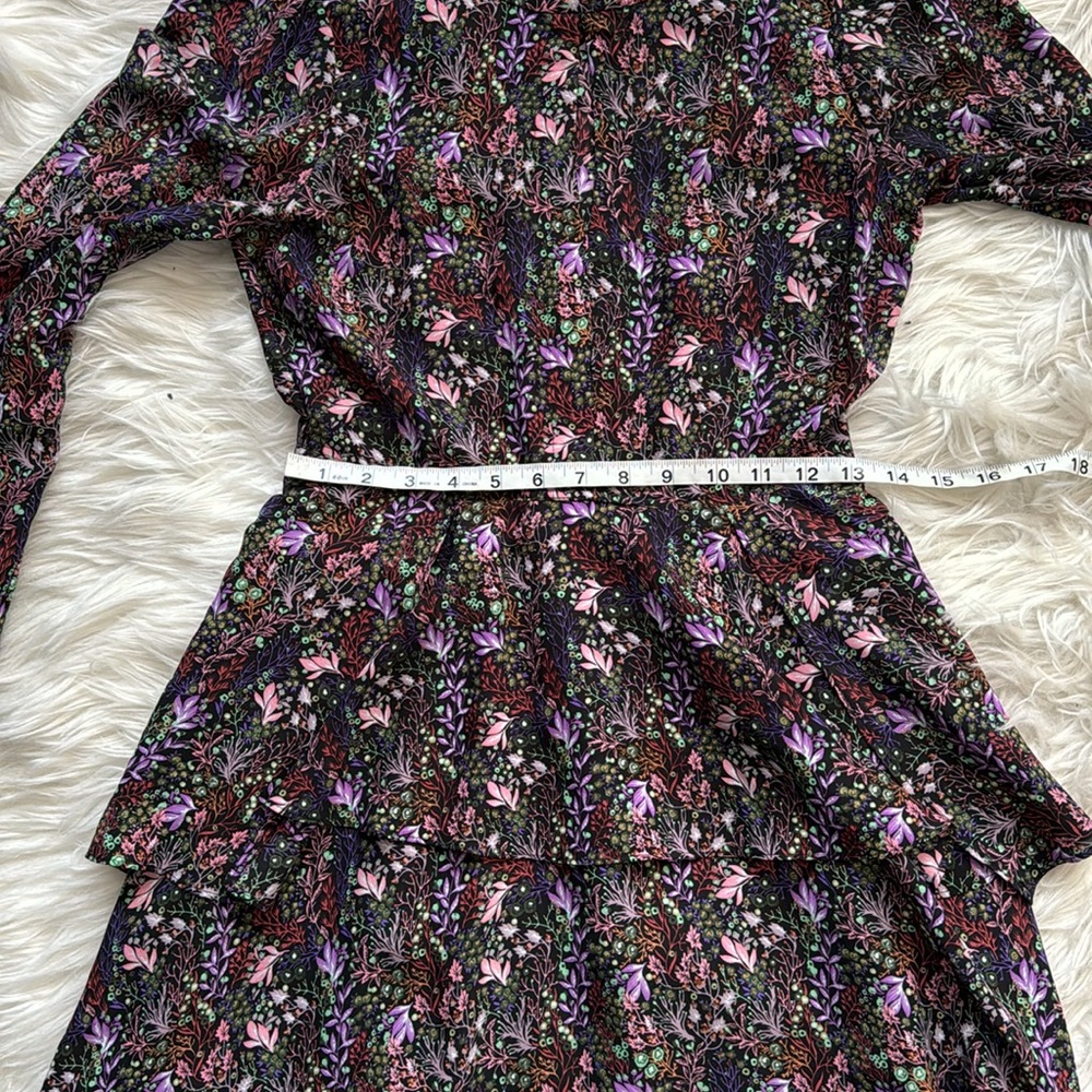 Philosophy Keyhole Floral Ruffle Dress Size XS - Picture 10 of 12